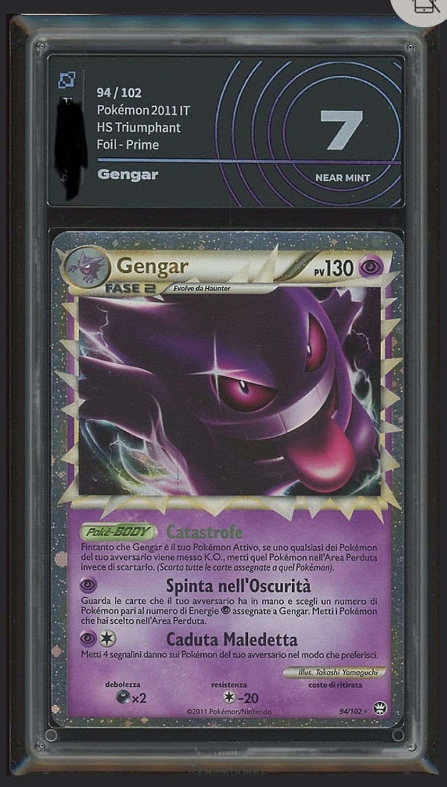 Gengar Prime - HS Triumphant AIgrading 7 (94/102) ITA