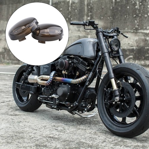 Upgrade Your For Harley's Lighting with Smoke Lens Covers for Turn Signals - Picture 7 of 12