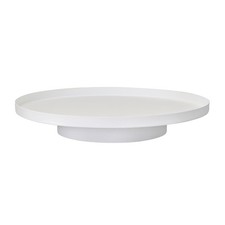 Dekotablett SCANDI weiß aus Metall D35cm Dek...