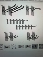 CROWNWALL Slatwall Locking Hook Kit (20-Piece)