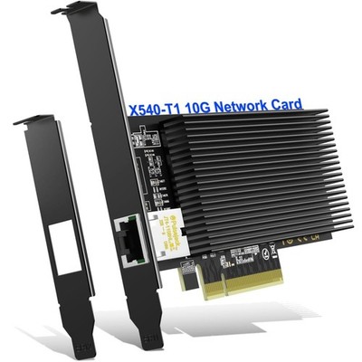 10Gb Base-T PCI-e Network Card, Intel Controller, 10Gbps Ethernet Adapter wit...