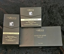 La Roche-Posay Regenerative Serum, Cream, and 60 Second Face Lift Cream.