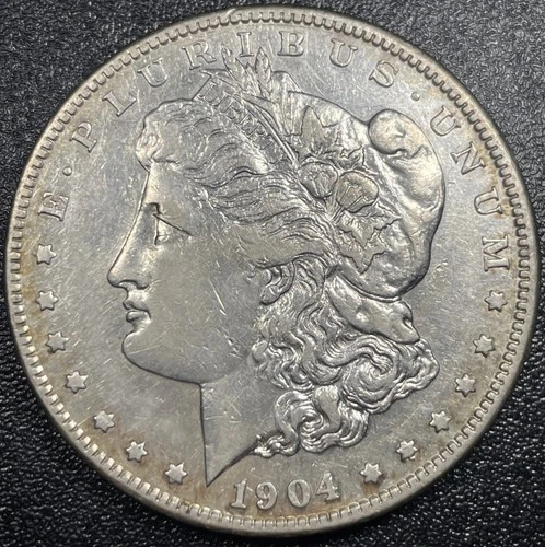 1904 S Morgan Silver Dollar $1 XF Details Extra Fine Better Date Coin
