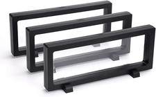 3 Pcs 3D Floating Display Case, Black Display Stand Holder 9" 3.54" 0.75" L W H