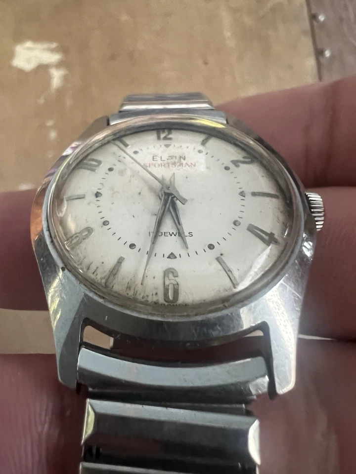 Vintage Men’s Elgin Sportsman Watch Movement- Running Well - Image 3 of 4