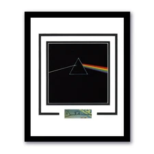 David Gilmour "Pink Floyd" SIGNED 'Dark Side of the Moon' Framed 11x14 Display