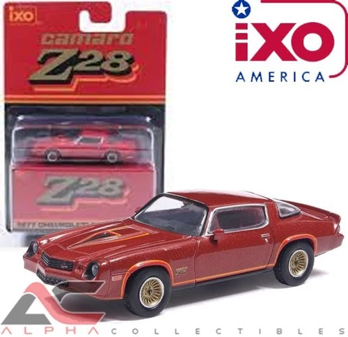 IXO IA64017 1:64 1978 CHEVROLET CAMARO Z/28 (CARMINE METALLIC)