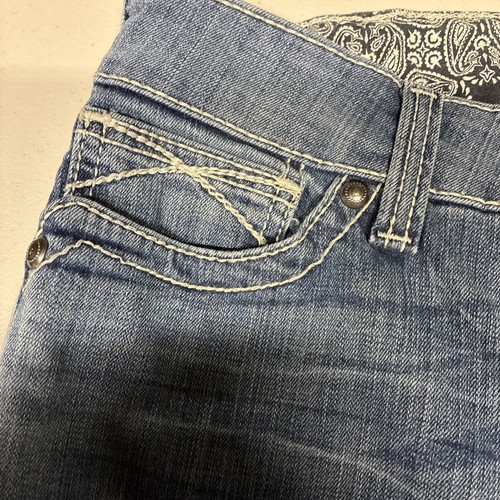 Ariat Real Jeans 31R Woman’s Cowgirl Jeans Straight Free Shipping - Picture 5 of 7
