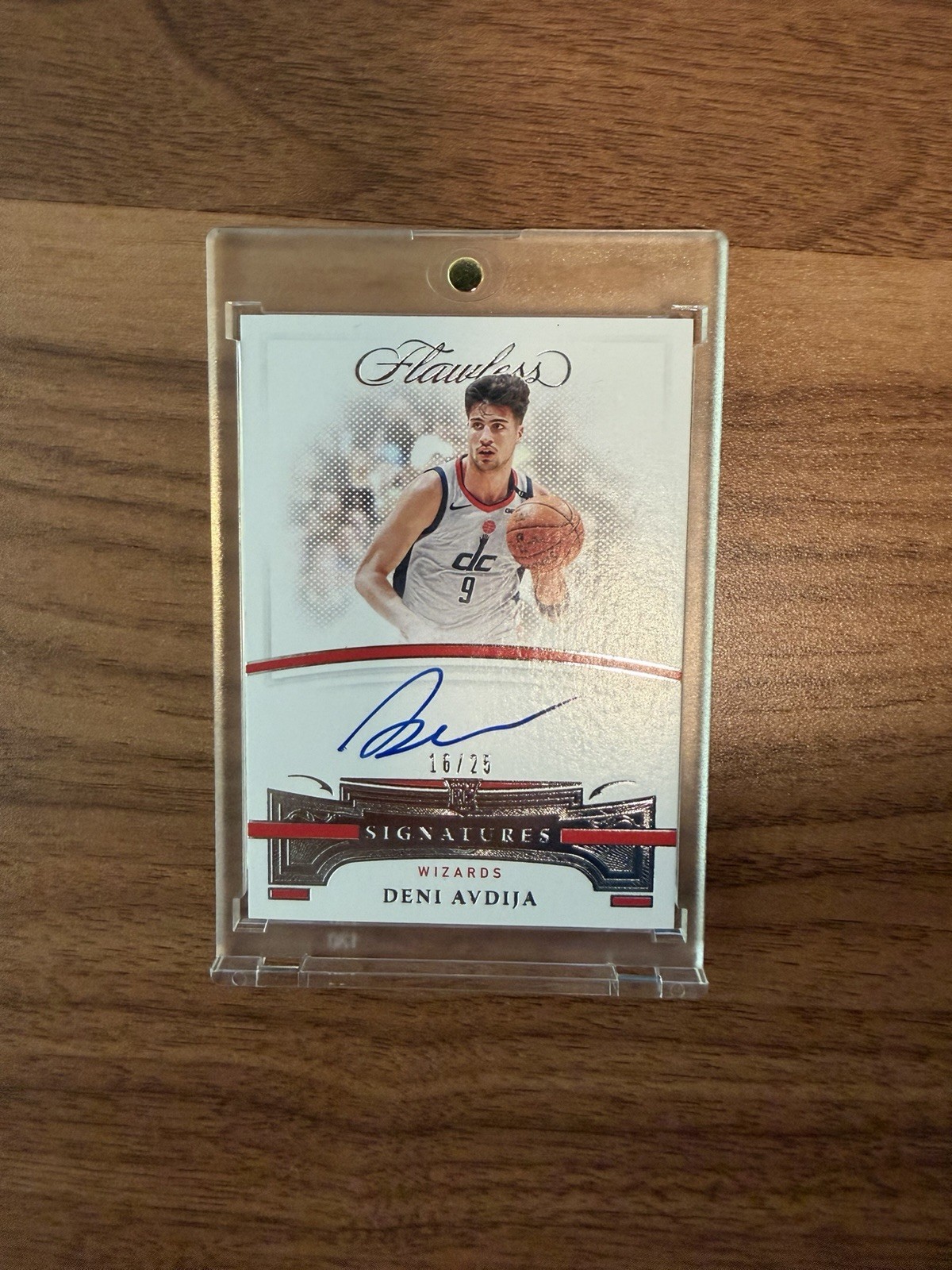 2020-21 Panini Flawless 16/25 Deni Avdija #AUT-AVD Rookie Auto RC
