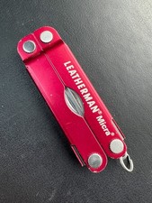 Multiherramienta Leatherman Micra 10 en 1 aluminio anodizado - rojo