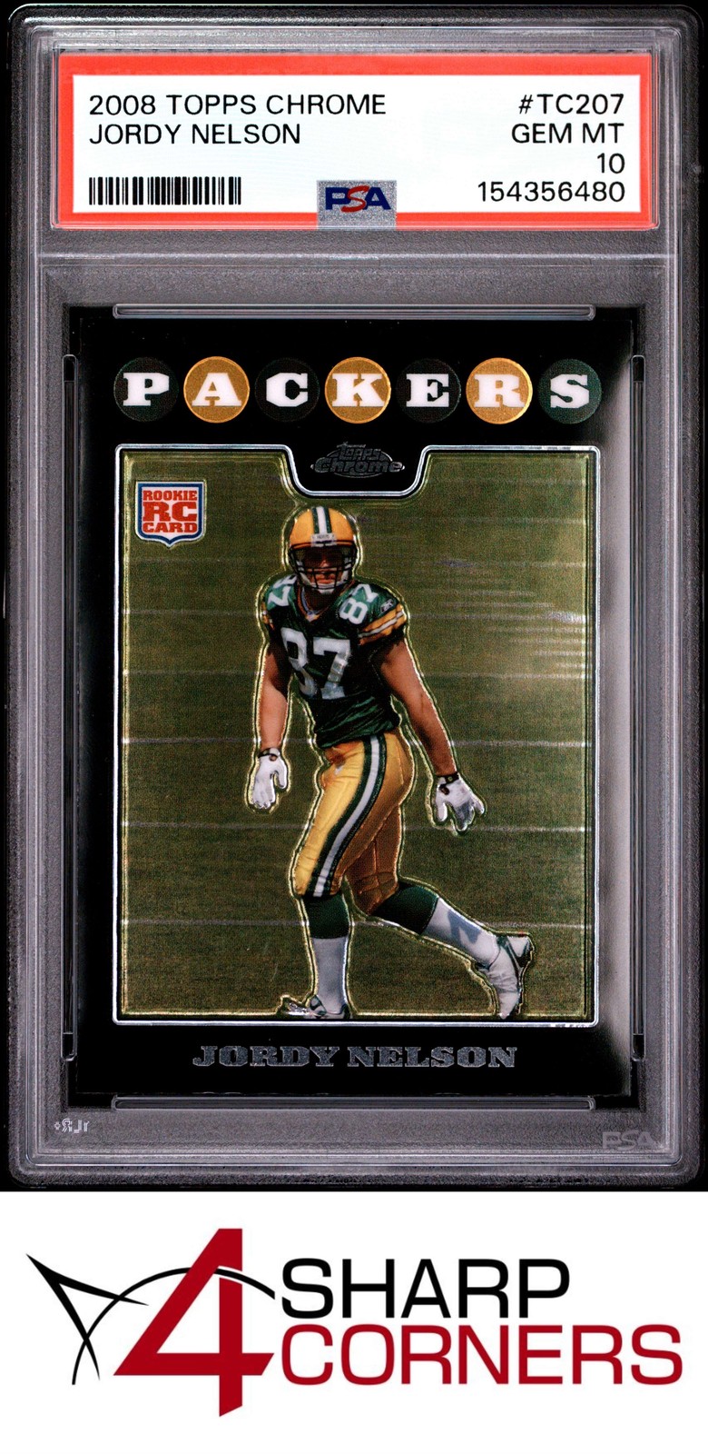Jordy Nelson Topps Chrome #TC207 Base