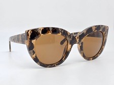 Kate Spade New York Zora Tortoise Frame Brown Lens Cat Eye Sunglasses 49-24-140