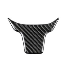 1 Pc Black Steering Wheel Sticker Decal Emblem Fit For Honda Civic 2016 2017