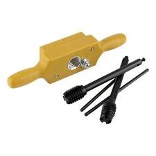 Tap and Die Set 3/4 Inch x 6TPI Jig Dowel Thread Tap Kit Cuts Wooden Threads