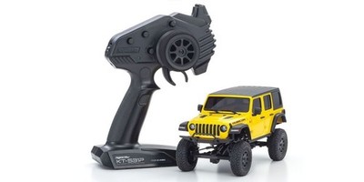 KYO32521Y MINI-Z 4X4 READYSET JEEP WRANGLER UNLIMITED RUBICON: HELLAYELLA