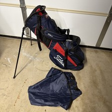 Titleist Gracze 4 torby stojące torby golfowe niebieskie czerwone białe kaptur przeciwdeszczowy w zestawie