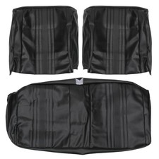 Pui 69xs10b 1969-1971 Nova Ss Black Bench Seat Upholstery