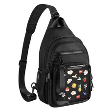Ita Bag Crossbody Pin Display Sling Bag with Insert, Ita Chest Pack Backpack ...