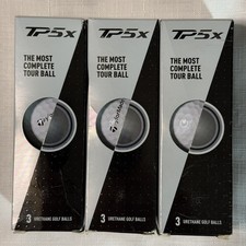 TP5x TaylorMade Golf 3 Sleeves 9 Tour Balls AAAAA 5A Pre Owned BARELY USED