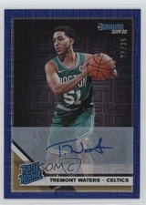 2019 Panini Donruss Blue Infinite Signatures 21/35 Tremont Waters #244 Auto 1g75