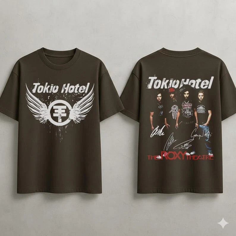 Tokio Hotel Tour 2026 Tee, Vintage Concert Shirt