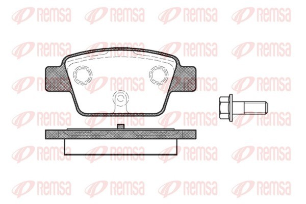 Remsa Bremsbelagsatz Scheibenbremse 0861.00 FüR Fiat Lancia Stilo Alfa Bravo 2 3-image