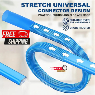 Dryer Vent Cleaner Kit Vacuum Hose Attachment Brush Lint Remover Tool