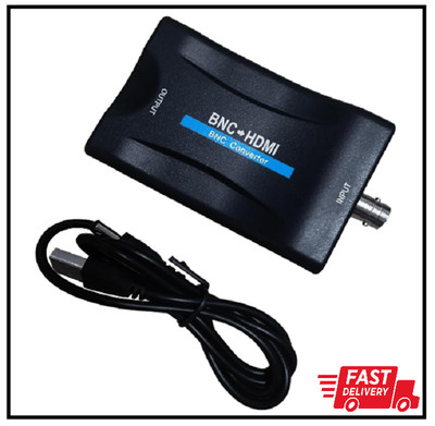 Coax to Hdmi Adapter,Bnc to HDMI Converter,Cvbs PAL/NTSC BNC to HDMI Adapter,720