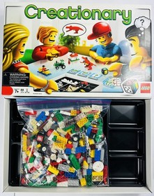 LEGO Creationary Board Game 3844 Set - Retired Missing Cards