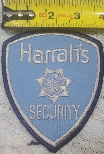 Patch di sicurezza vintage obsoleta di Reno Harrah con nota - Foto 3 di 6