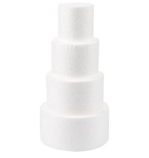 Set of 4 Round Cake Dummy - 3, 4, 5, 6 inch Practicing Cake Decorating