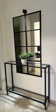 Consolle Ingresso Con Ripiano In Vetro