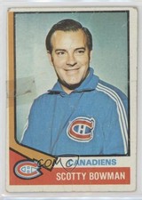 1974-75 Topps Scotty Bowman #261 HOF k5i