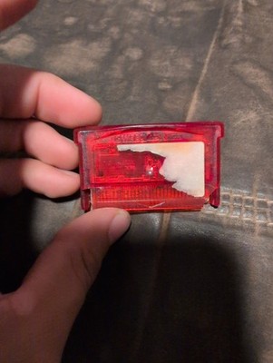 Pokemon Ruby Nintendo Game Boy Advance GBA 2003 Cartridge Authentic Needs Batter
