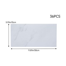 36PCS Self Adhesive Vinyl Flooring Planks Sticky Back Waterproof PVC Floor Tiles