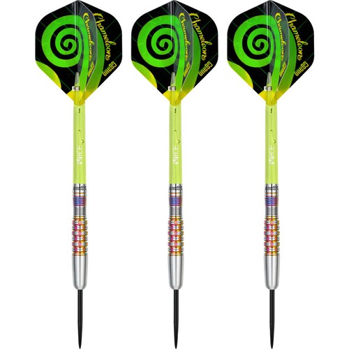 One80 Chameleon Apatite 23 Gramm 90% Tungsten Steel Tip Dart Set - Bild 4 von 6
