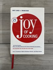 The Joy of Cooking 75th Anniversary Edition Rombauer Hardcover DJ Like New Z2 The Joy of Cooking 75th Anniversary Edition Rombauer Hardcover DJ Like New Z2