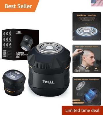 Magnetic Detachable Electric Shaver - Versatile Cordless Grooming Kit for Men