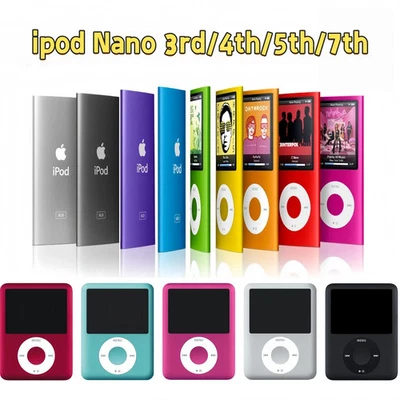 New Sealed Apple iPod Nano 3rd 4th 5th 7th Gen 8GB 16GB All Colors New Battery - Image 1 of 4