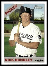 Nick Hundley 2015 Topps Heritage #649 Rockies MLB READ FREE SHIP AutographDen