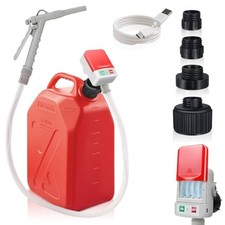 Fuel Transfer Pump with Hand Nozzle for Oil and Diesel Quick Flow Control Hose I