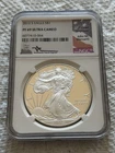 2012 S $1 American Eagle NGC PF 69 Ultra Cameo John M Mercanti Facsimile Signed