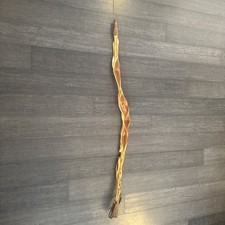 Diamond Willow Walking Stick 4  3  Hand Carved Vintage Native Craftsmanship