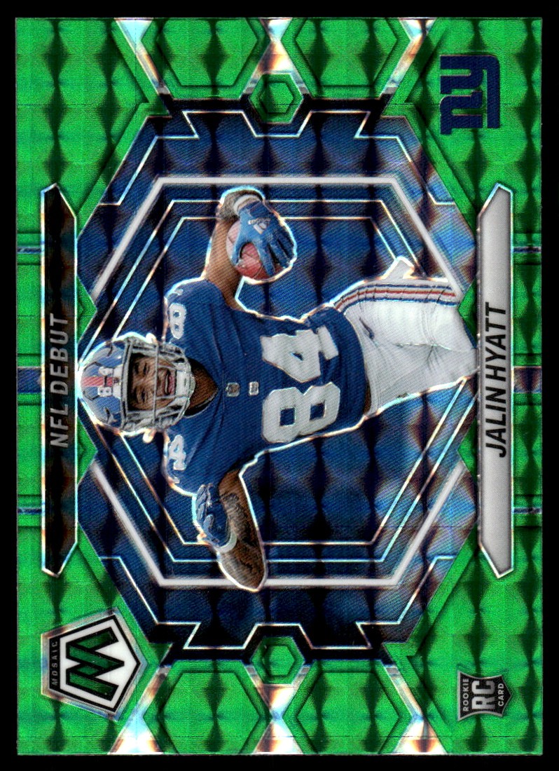 Jalin Hyatt Panini Mosaic NFL Debut #ND17 Base