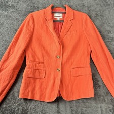 J CREW Schoolboy Size 4 Salmon Women s Blazer With Pockets