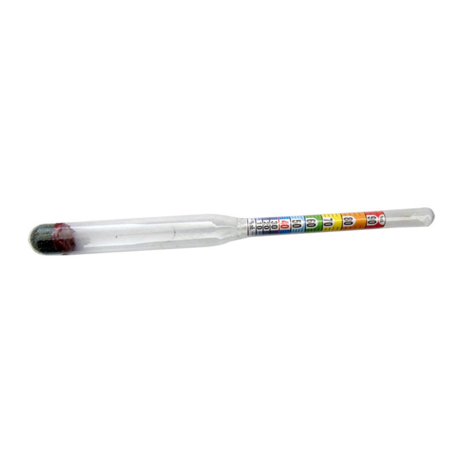 Brewing Hydrometer Alcohol Meter 0-96% for Wine Mead Kombucha Making Glass Tool