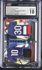 2023 Leaf Art of Sport Canvas Lionel Messi Kylian Mbappe Dual Patch 2/2 CGC 10