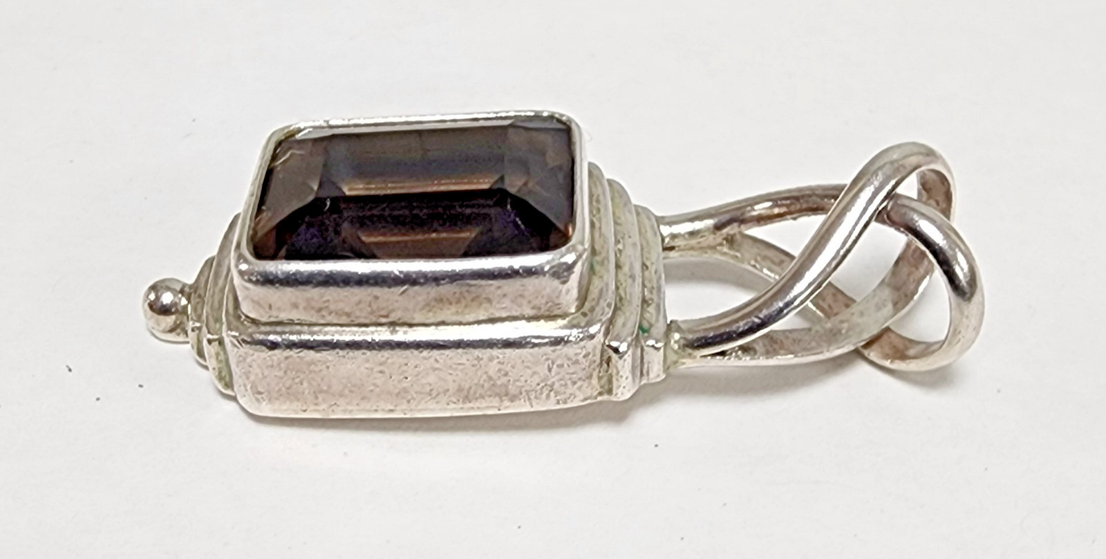 SARDA Sterling Silver 925 Rectangular Step-Cut Sm… - image 3