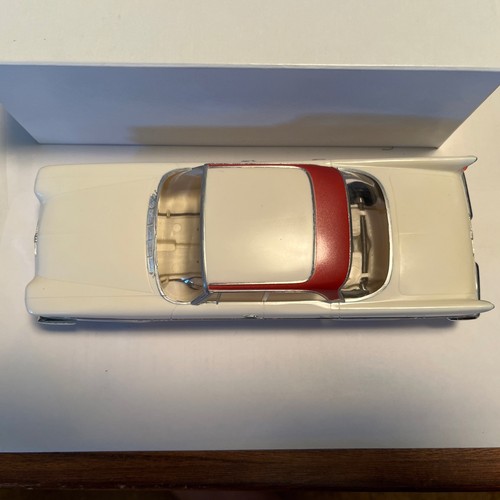 1959 Chrysler New Yorker Plastic Promo Model By Johan 1/25 Scale White / Red - Picture 2 of 12