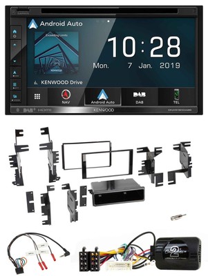 Kenwood DAB TMC USB 2DIN Lenkrad Bluetooth Navigation für Nissan Cube Frontier J